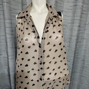 Annabelle - Sleeveless Maternity Button Down